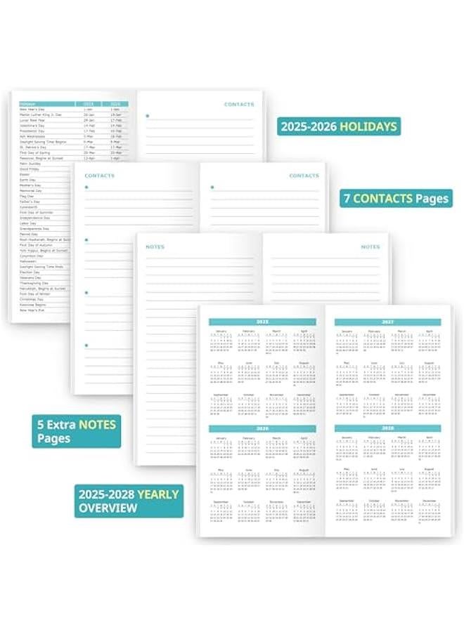 Arabest Pocket Calendar 2025-2027 for Purse, Two Year Monthly Planner Pocket Size, Jul 2025 to Jun 2027 Monthly Planner Small Size (6.5 x 3.5)-Wildflower  - Image 4