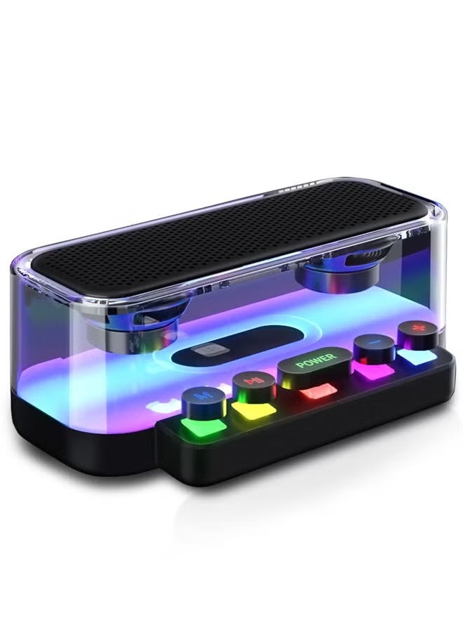 Generic 5.1 Wireless Bluetooth Speaker, Wireless Electronic Sports Gaming Speaker with Ambient RGB Light, 1200mAh 4+ Hours Play Time, Portable Bluetooth Speaker for Outdoor and Indoor  - Image 1