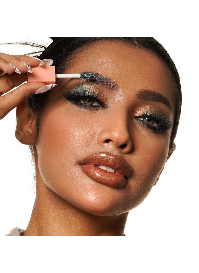 Oulac Green Liquid Glitter Eyeshadow Metallic With Smooth Moisturizing Formula Liquid Eyeliner Shimmer Eye Makeup Easy to Remove Vegan & CrueltyFree019 oz Atlantis (11)  - Image 3