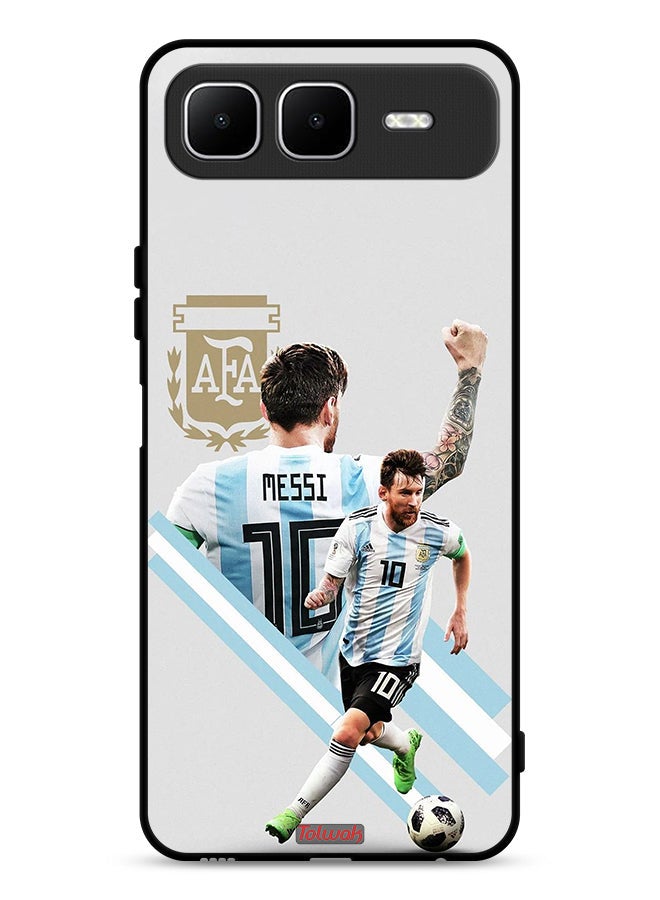Tolwak Infinix Smart 10 Plus Protective Case Cover Leo Messi Art