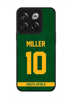 Rugged Black Edge Case for OnePlus 10T, Slim fit Soft Case Flexible Rubber Edges Thin Cover - Player Name - AB de Villiers, Jersey Number- 17