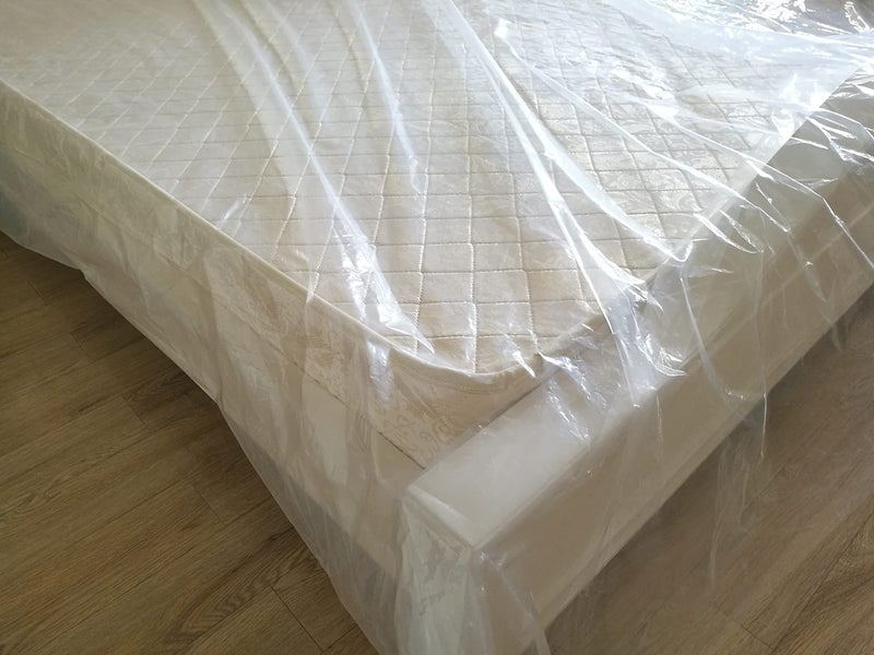 ComfortHome 4 Mil Extra Thick Sealable Mattress Bag with Adhesive Strip for Moving and Storage, Heavy Duty, Fits King and Cal King, 1-Pack - Image 5