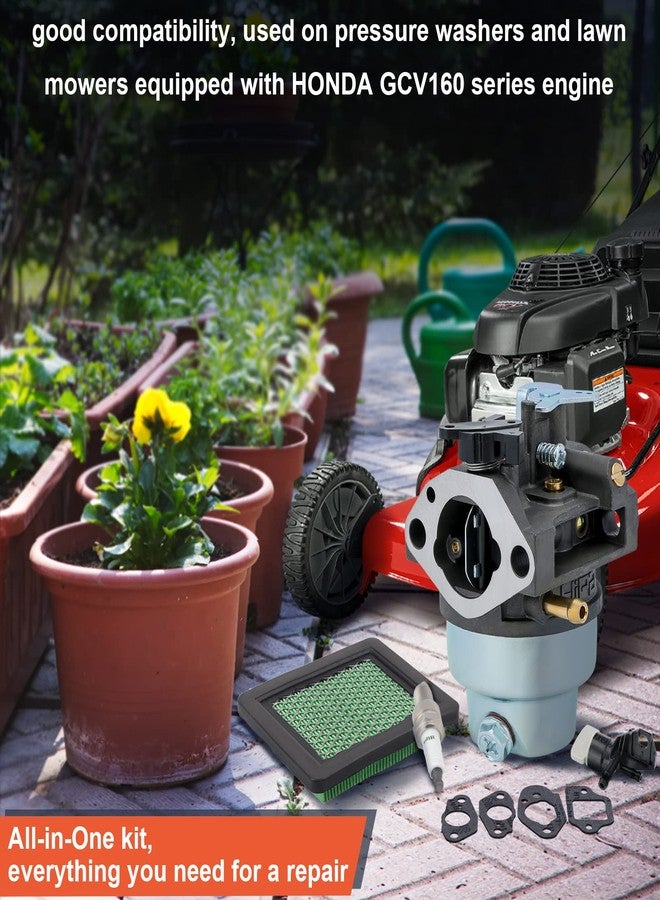 Hipa GCV160 Carburetor for Honda GCV160A GCV160LA GCV160LE GCV160LA0 Engine HRT216 HRB216 HRR216 HRS216 HRZ216 Lawn Mower Pressure Washer 16100-Z0L-023 16100-ZM0-804 - Image 2
