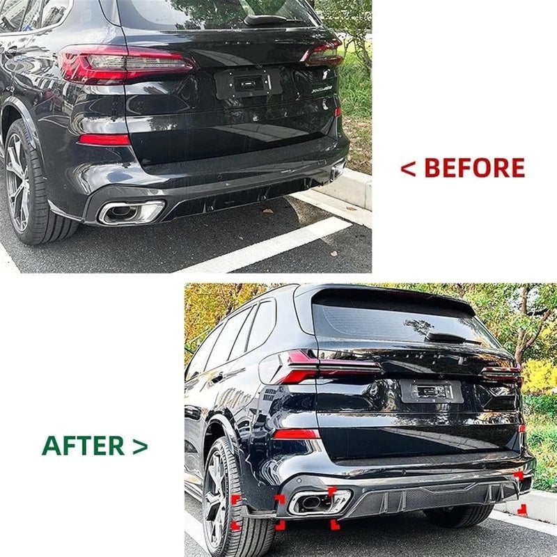 QASULER Rear Bumper Spoiler for X5 G05 2019+ - Image 4