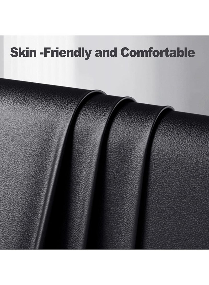 VKL Ultra -Thin Case for Huawei Pura 70 Pro/70 Pro+, Business Style Leather Soft Case Raised Lens Protection Anti -Fall Shell (Black) - Image 2