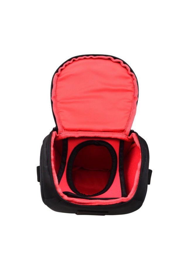 Generic Sudeiro Waterproof Single Shoulder Digital Crossbody SLR Camera Bag For Canon Nikon Camera Waterproof Bag-Color:Black Plain Without Label-Dimensions:Medium  - Image 3