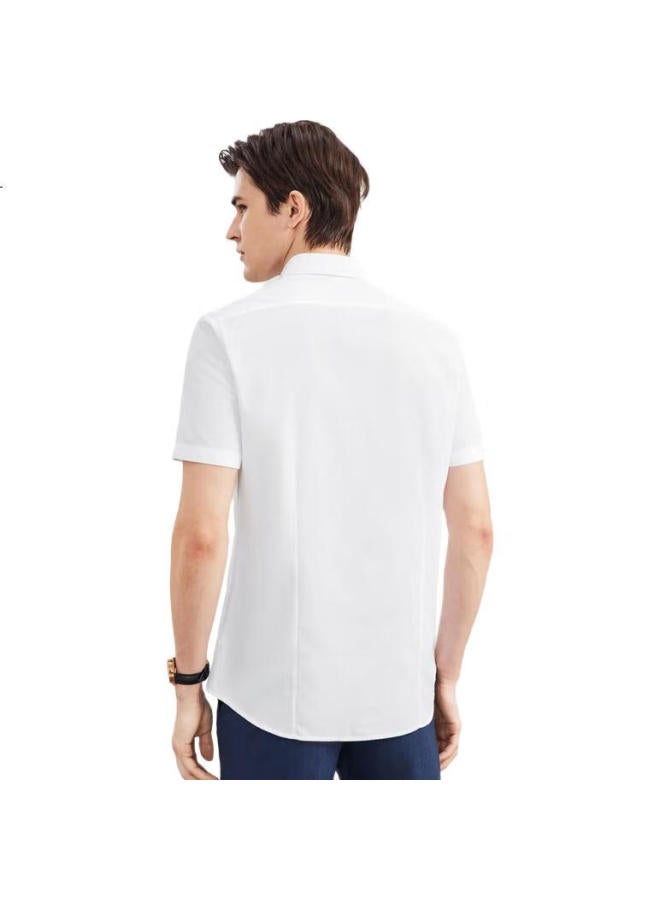 G2000 Mall Same Style Cotton Blend Skin-Friendly Dot Short Sleeve Shirt 41131982G2 White 07 - Image 1