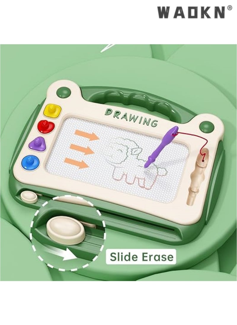 دبليو أيه أو كي أن - لوحات الرسم المغناطيسي ، 1-2-year-olds خربش لوحات - تنمية الإبداع في التعليم والتعلم ولعب الأطفال ، 1 ، 2 ، 3-year-olds المهارات الحركية الدقيقة - مستكشف صغير هدية مثالية لعيد ميلاد - Image 1