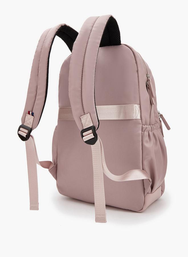 Lee Cooper Logo Print Backpack With Padded Shoulder Straps - Image 5