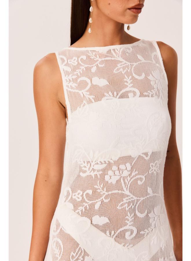 SNDYS Ventura Lace Maxi Dress - Image 3