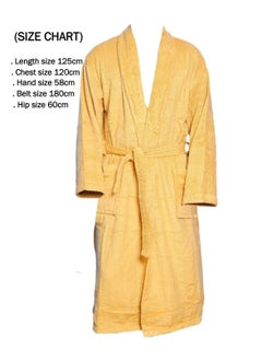 AZM TOWEL Zero twist cotton bathrobe 450 GSM High Quality Super luxury, high absorbent Size L/XL  - Image 2