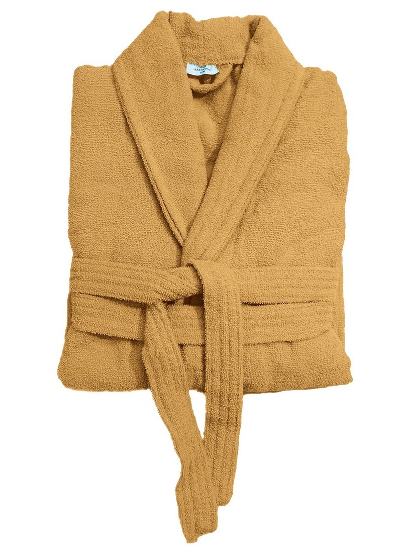 AZM TOWEL Zero twist cotton bathrobe 450 GSM High Quality Super luxury, high absorbent Size L/XL  - Image 1