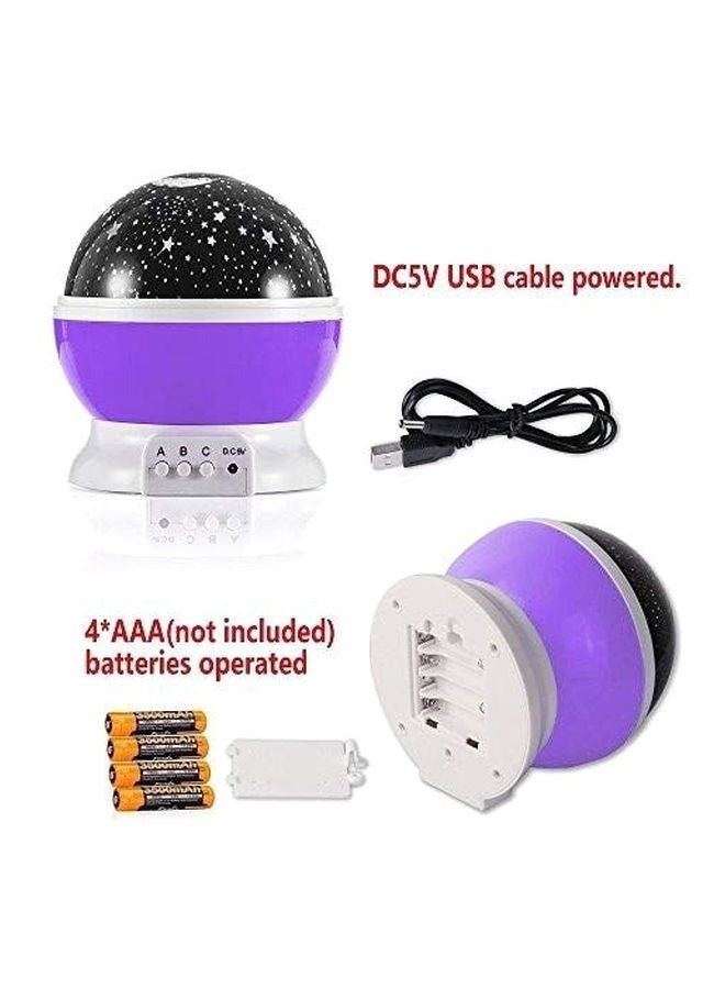 مصباح عرض نجوم السماء LED للأطفال - ضوء ليلي رومانسي متعدد الألوان بمنفذ USB، جهاز عرض نجوم المجرة لغرفة النوم، هدايا النوم وأعياد الميلاد، مصباح ليلي مزخرف - Image 4