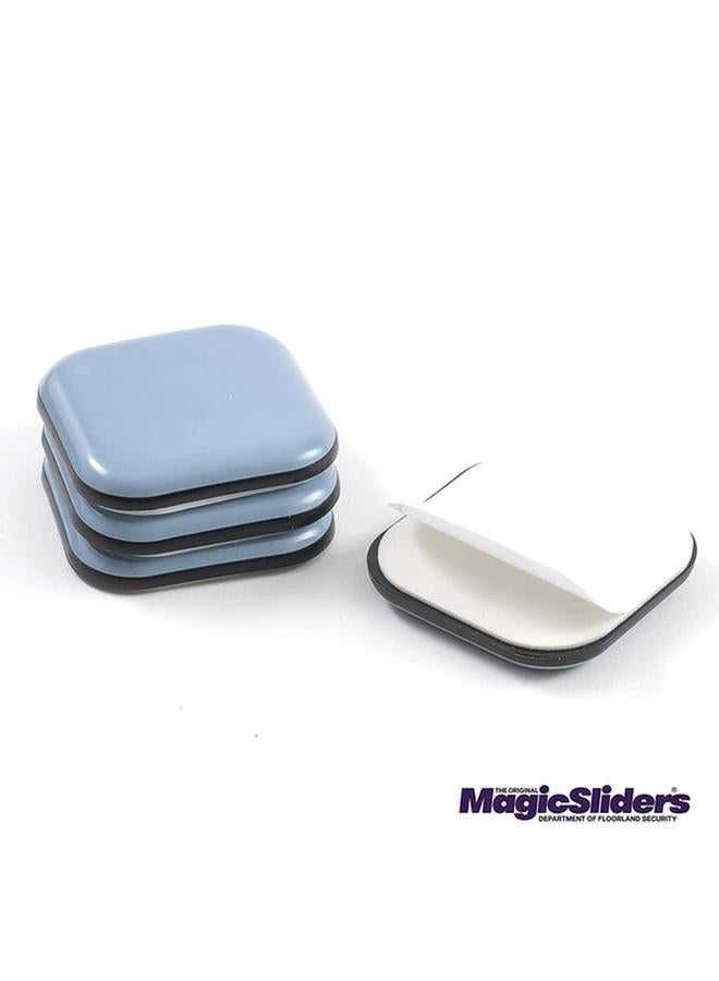 Magic Sliders 4-Piece Adhesive Sliding Discs Grey 45mm - Image 2
