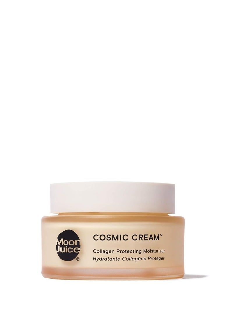 Cosmic Cream by Moon Juice - Vegan Collagen Protecting Moisturizer - Adaptogenic Dewy Face Lotion with Ashwagandha, Emollient Fatty Acids & Mushroom - Clean, Cruelty-Free & Sustainably-Sourced (1.7oz)
