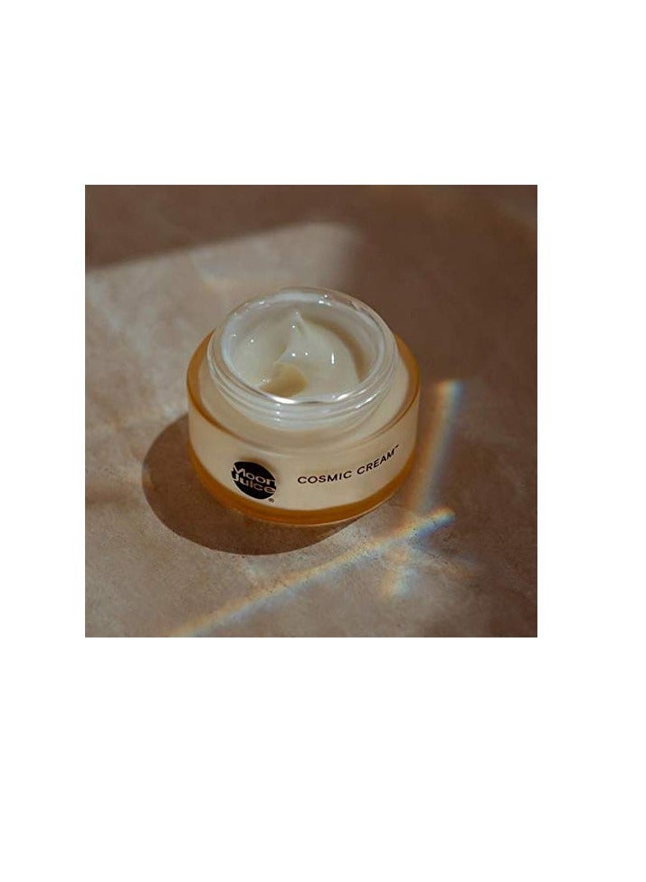 Cosmic Cream by Moon Juice - Vegan Collagen Protecting Moisturizer - Adaptogenic Dewy Face Lotion with Ashwagandha, Emollient Fatty Acids & Mushroom - Clean, Cruelty-Free & Sustainably-Sourced (1.7oz)