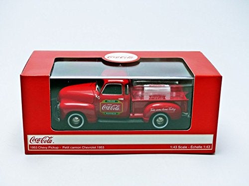 Coca-Cola 1/43 1953 Chevy Pickup with Metal Cooler, Collectible - Image 5