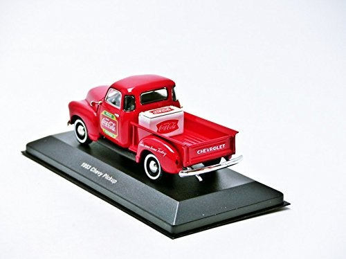 Coca-Cola 1/43 1953 Chevy Pickup with Metal Cooler, Collectible - Image 4