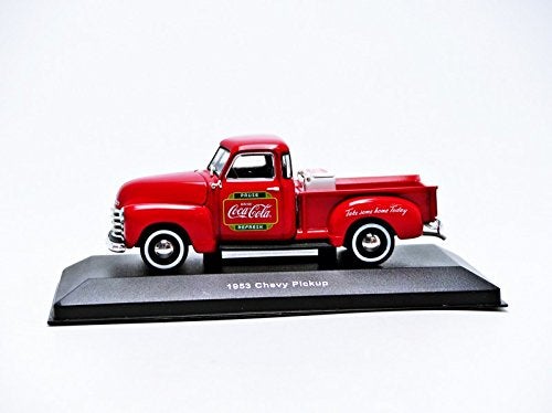 Coca-Cola 1/43 1953 Chevy Pickup with Metal Cooler, Collectible - Image 3
