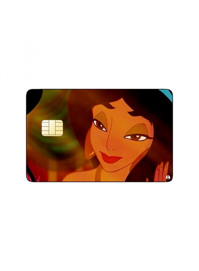RKN PRINTED BANK CARD STICKER  Jasmine From Aladdin - Image 2