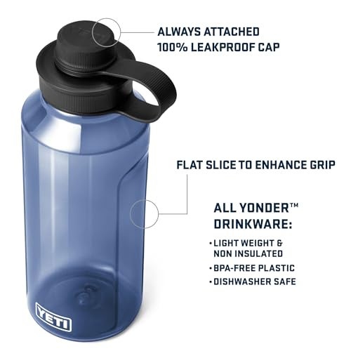YETI Yonder 15L50 oz Water Bottle with Yonder Tether Cap Clear - Image 3