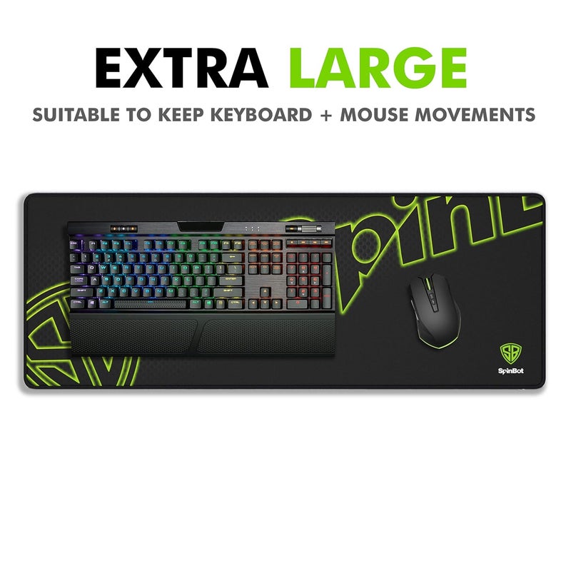 SpinBot Armor 5mm Thick Extra Large (800mmx300mmx5mm)- Speed Type Pro Gaming Mouse Pad XL (Speed Type) - Image 2