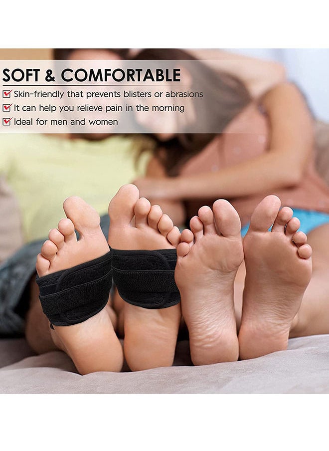 Generic - 1-Piece Plantar Fasciitis Night Splint Brace with Soft Memory Foam Pad Ankle Brace for Relief Achilles Tendonitis Relief Foot Drop Heel Arch Pain Support - Image 1