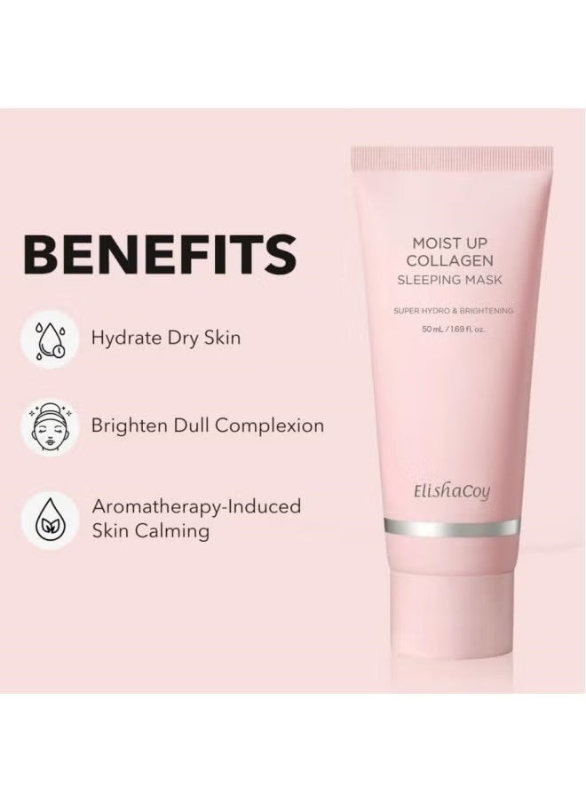 Sleeping mask with special collagen to moisturize the skin from Elishacoy 50 ml- 1.69 fl.oz