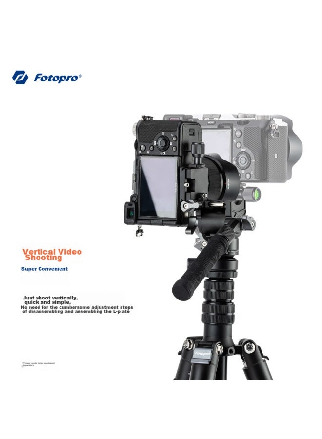 Fotopro Mh-4L Level Bowl Base, Hydraulic Rebound, Universal 1/4 Interface, Camera Mirrorless Vertical Video Shooting Gimbal - Image 5