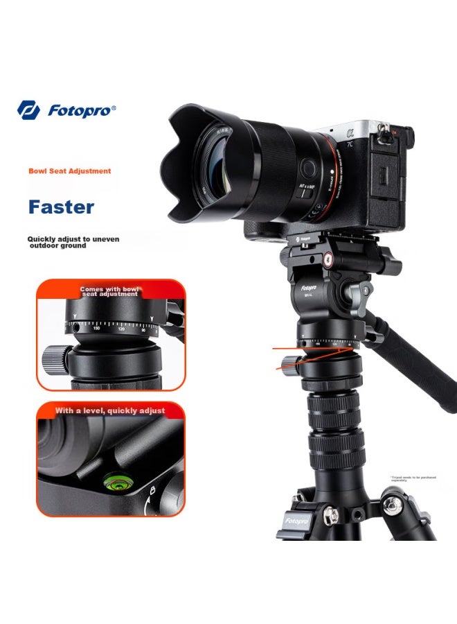 Fotopro Mh-4L Level Bowl Base, Hydraulic Rebound, Universal 1/4 Interface, Camera Mirrorless Vertical Video Shooting Gimbal - Image 4