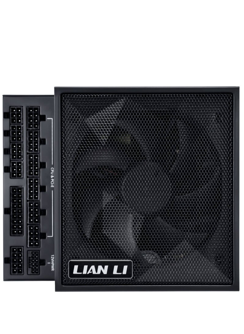 Edge L-Shape Fully Modular Power Supply, 1000W Power, 80 Plus Platinum Certification, 120mm FDB Fan, ATX 3.0 & 3.1 Compliant, PCIe 5.1 Support, Active PFC