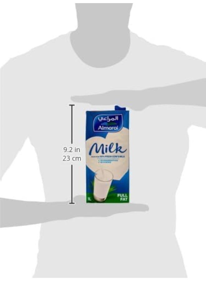 Almarai حليب المراعي كامل الدسم بغطاء لولبي مع فيتامين، 12 × 1 لتر - Image 4