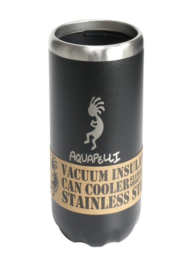 اكوابيلي حافظة مشروبات معزولة بتفريغ الهواء من أكوابيلي، عادية، سوداء داكنة - Image 2