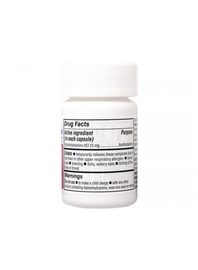 Major Pharmaceuticals Major Banophen Diphenhydramine Capsules, 25mg, 100ct (2 Pack) - Image 3