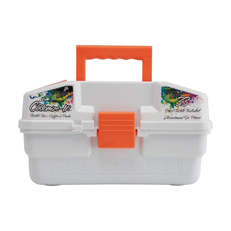 Shakespeare Customize-It Tackle Box, Kids Tackle Box with Tackle Included - Image 1