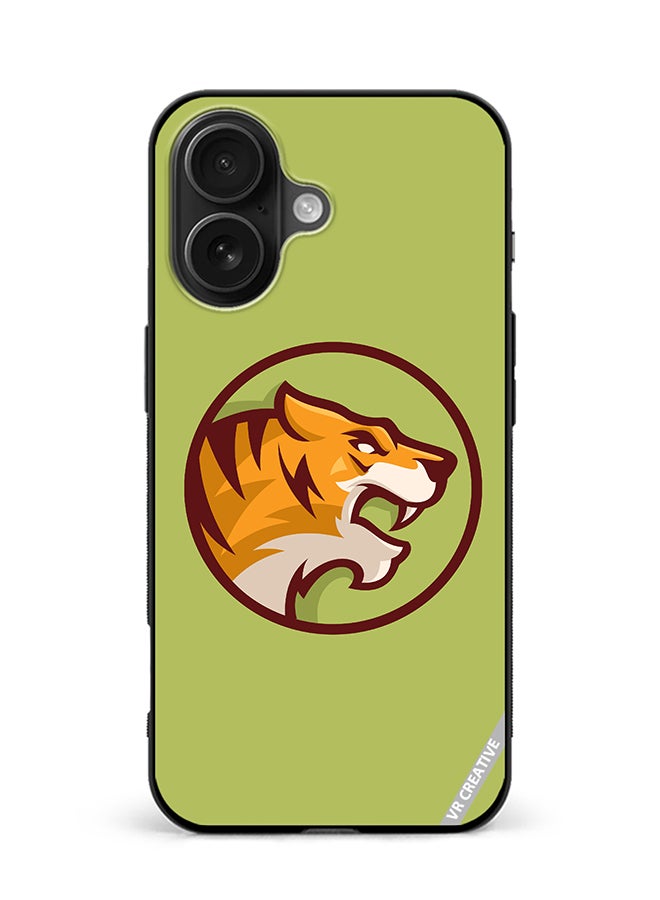 VR CREATIVE Protective Case Cover For Apple iPhone 16 Plus Tiger Design Multicolour
