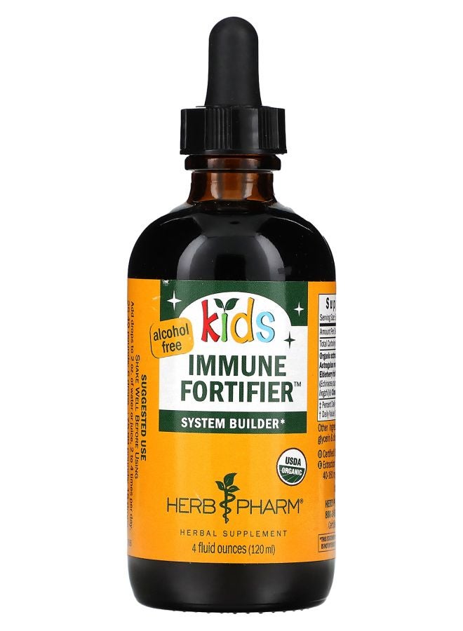 HERB PHARM Kids Immune Fortifier Alcohol Free 4 fl oz (120 ml)