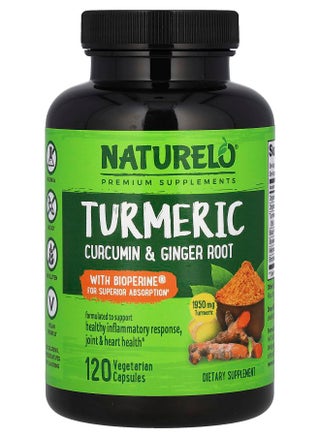 Turmeric Curcumin & Ginger Root With Bioperine® 120 Vegetarian Capsules - pzsku/Z083DA2D587FC73FB8F4CZ/45/_/1730767329/ee7aef7b-50a7-43e7-bf7d-f80accae69b7