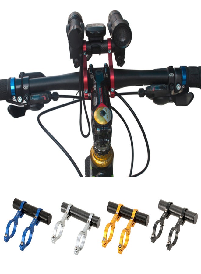 GUB 31.8MM Double Handlebar Extension Mount Carbon Fiber Extender Holder for Bike Light Bicycle Speedometer - Image 5