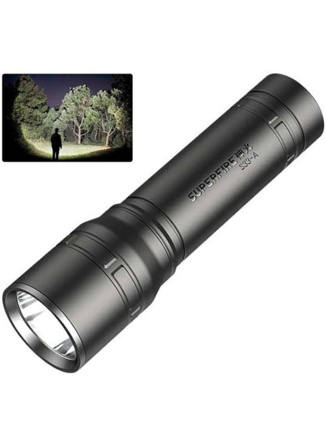 مصابيح يدوية صغيرة محمولة، مصابيح يدوية صغيرة قوية، مصباح يدوي تكتيكي فائق السطوع LED، مصباح يدوي قابل لإعادة الشحن مع 4 أوضاع إضاءة، لومن عالي للمنزل والطوارئ والتخييم (S3-A) - Image 1