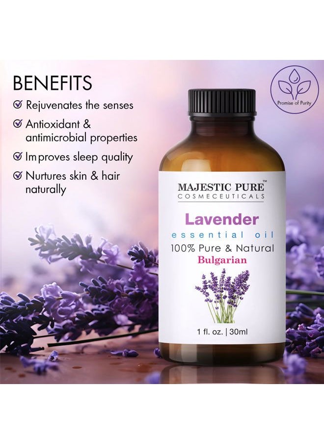Majestic Pure MAJESTIC PURE Lavender Essential Oil | 100% Pure and Natural | Premium Grade Essential Oils for Hair Care, Home Diffusers, Skin, Aromatherapy, Massage and Humidifiers | 1 Fl Oz  - Image 5