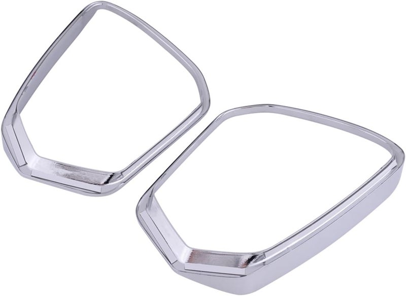 QASULER Chrome Rearview Mirror Rain Guards for Chevrolet Equinox - Image 1