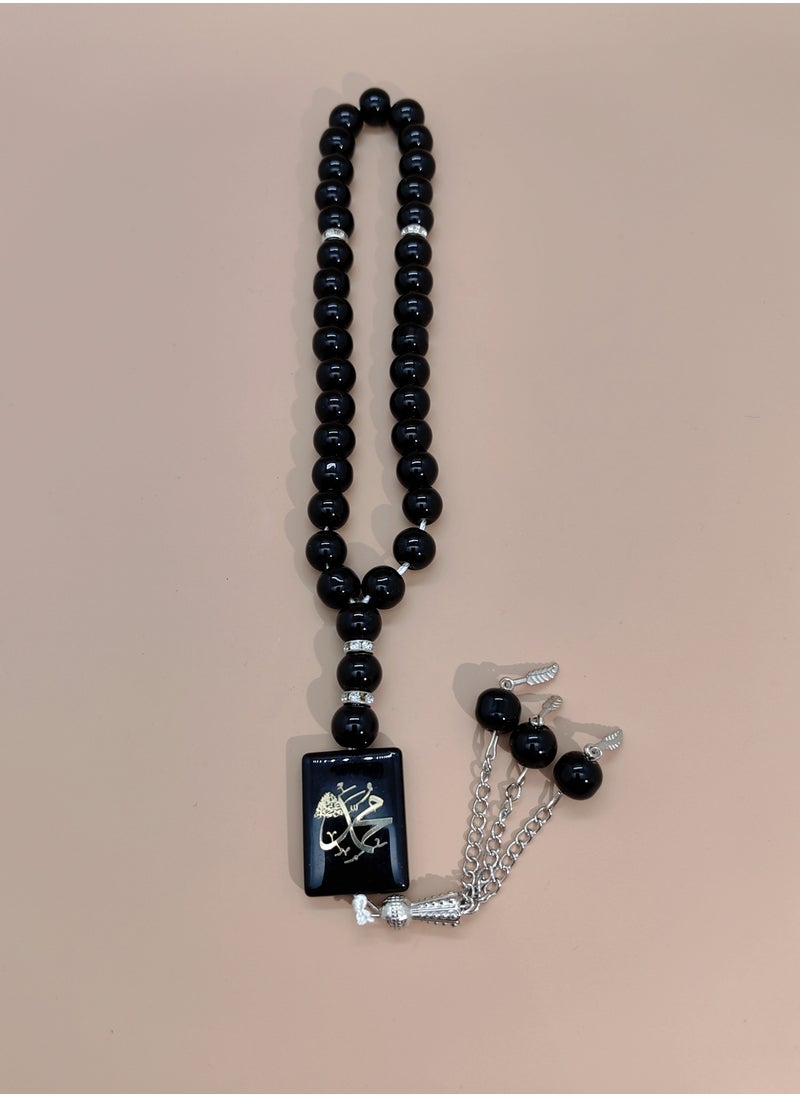 General 3pcs/33 Imitation Agate Prayer Beeds /Tasbih/10mm  - Image 5