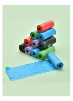 Generic Pack Of 8 Disposable Diaper Bag Refill Rolls Safe And Odour Control - Multicolour  - Image 2