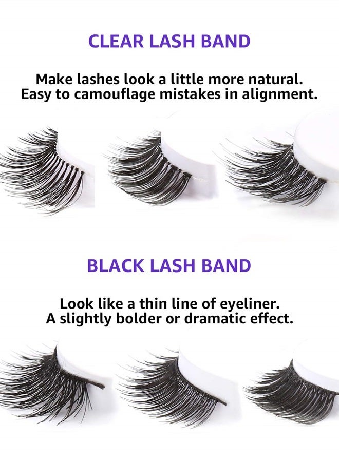 Bella Hair False Eyelashes Variety Pack, 60 Pairs Reusable Handmade Fake Eyelashes in 6 Styles, Specialized Natural Soft, Criss-Cross, Wispies Lashes for Daily, Casual Events, Daytime Outings and More - Image 5