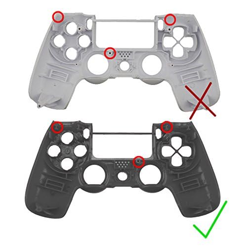 WPS Chrome Controller Case Collection Full Housing Shell + Full Buttons for PS4 Playstation Slim Pro (JDM-040) Controller (Chrome Gold) - Image 3