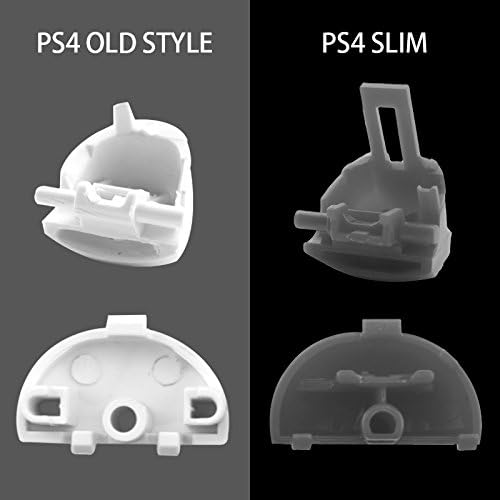 WPS Chrome Controller Case Collection Full Housing Shell + Full Buttons for PS4 Playstation Slim Pro (JDM-040) Controller (Chrome Gold) - Image 5