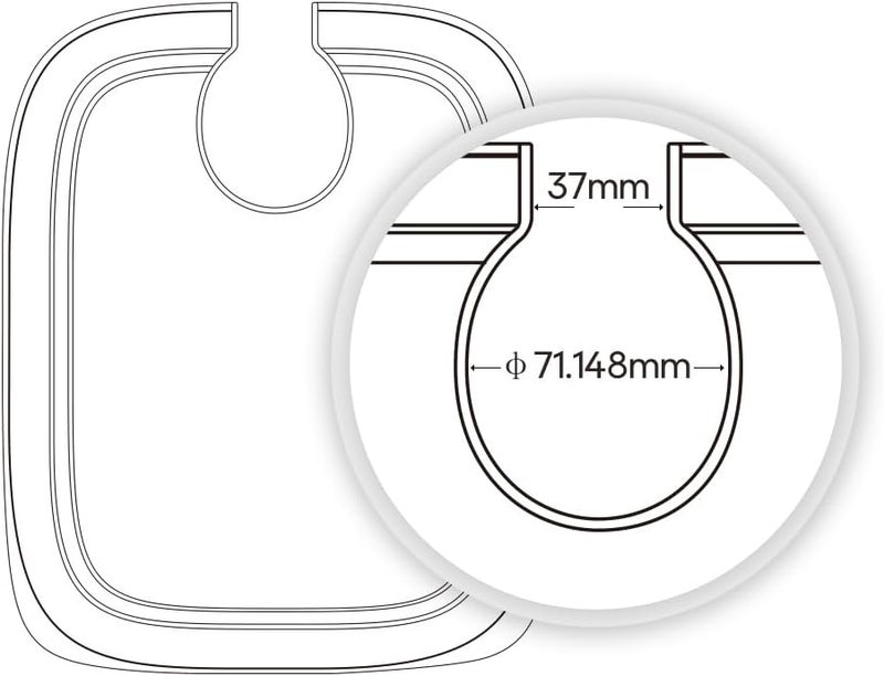 EVERIE Versatile 12-Quart Sous Vide Container with Built-in Rack and Collapsible Silicone Lid and Container Sleeve Compatible with All Sous Vide Cookers, KIT-1202-TYGJ - Image 5