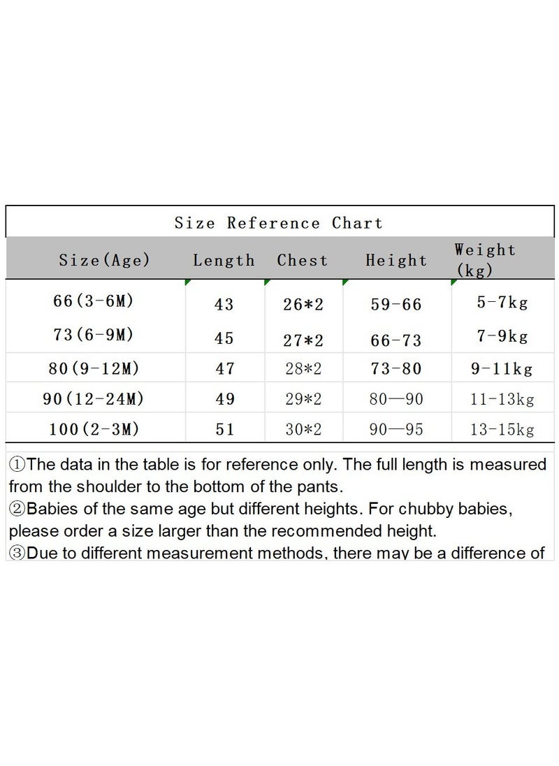 3-Piece Set Of Pure Cotton Jumpsuits For Infants And Young Children With Short Sleeves And Crawling Clothes - Image 2
