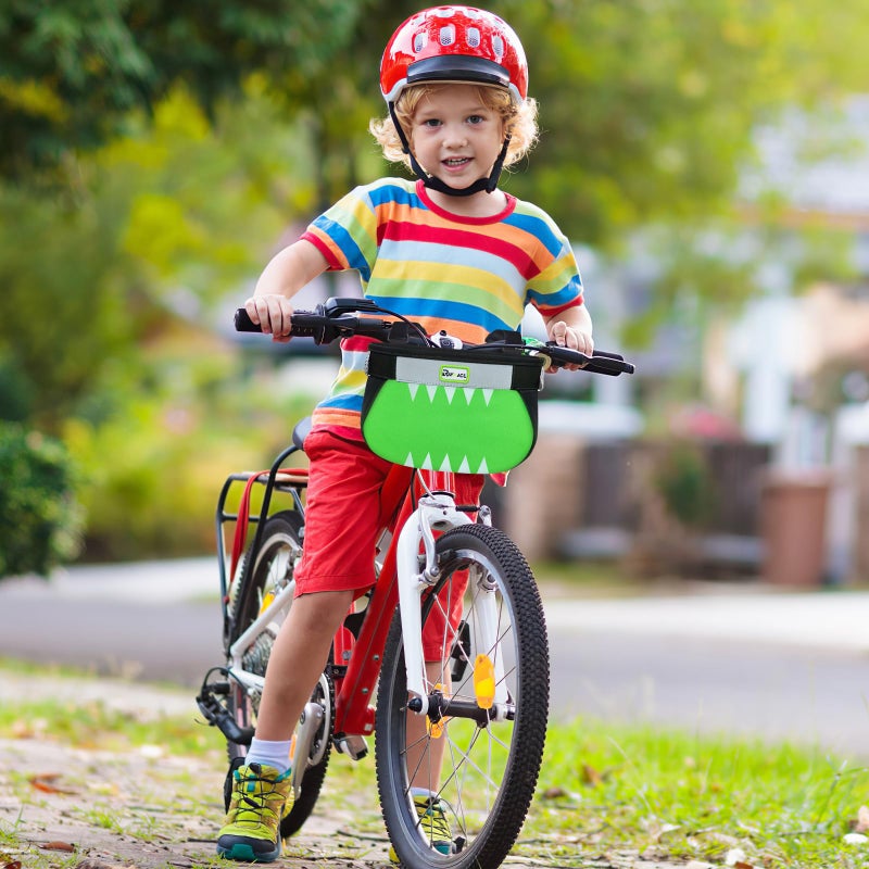 RAYMACE Kids Bike Basket,Children's Bike Basket Front,Waterproof Bicycle Basket Handlebar Bag for Girls,Boys Toddlers Bike or Scooter Accessories - Image 4